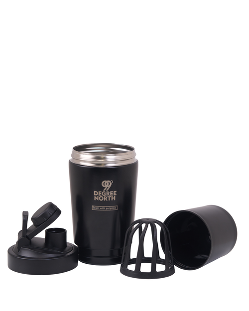 STAINLESS STEEL SHAKER PRO(BLACK)
