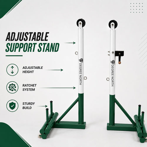 BADMINTON POLE DOUBLE CYLINDER