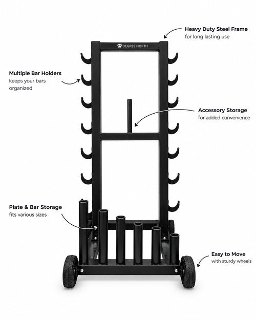 Dumbbell Rack with Plate & Rod