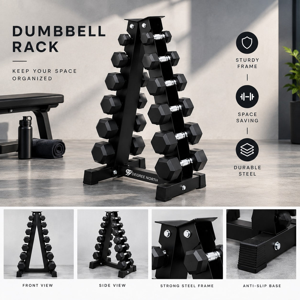A-Shaped Dumbbell Rack