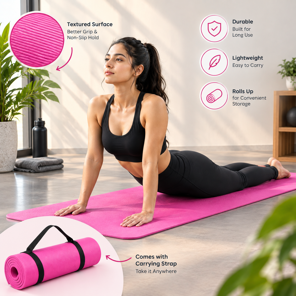 NBR Yoga Mat 10mm