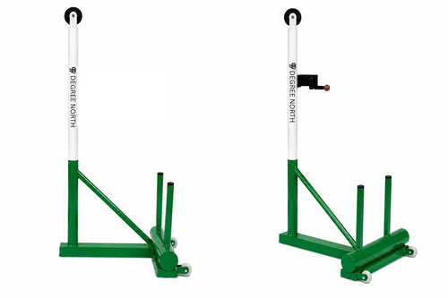 BADMINTON POLE DOUBLE CYLINDER