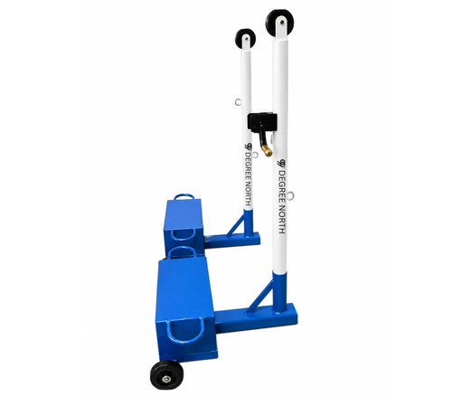 Portable Box Type Pole with Iron Pulley and Ratchet