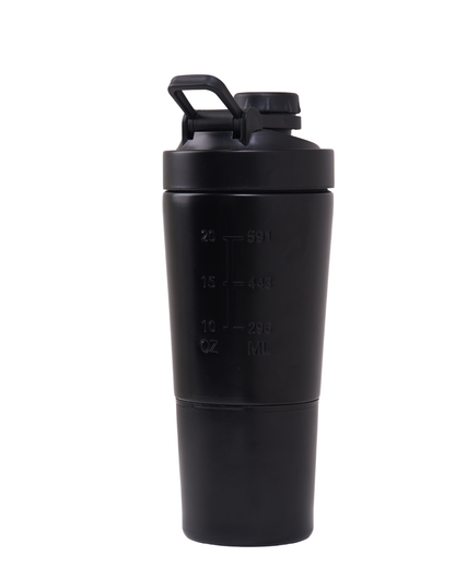 STAINLESS STEEL SHAKER PRO(BLACK)