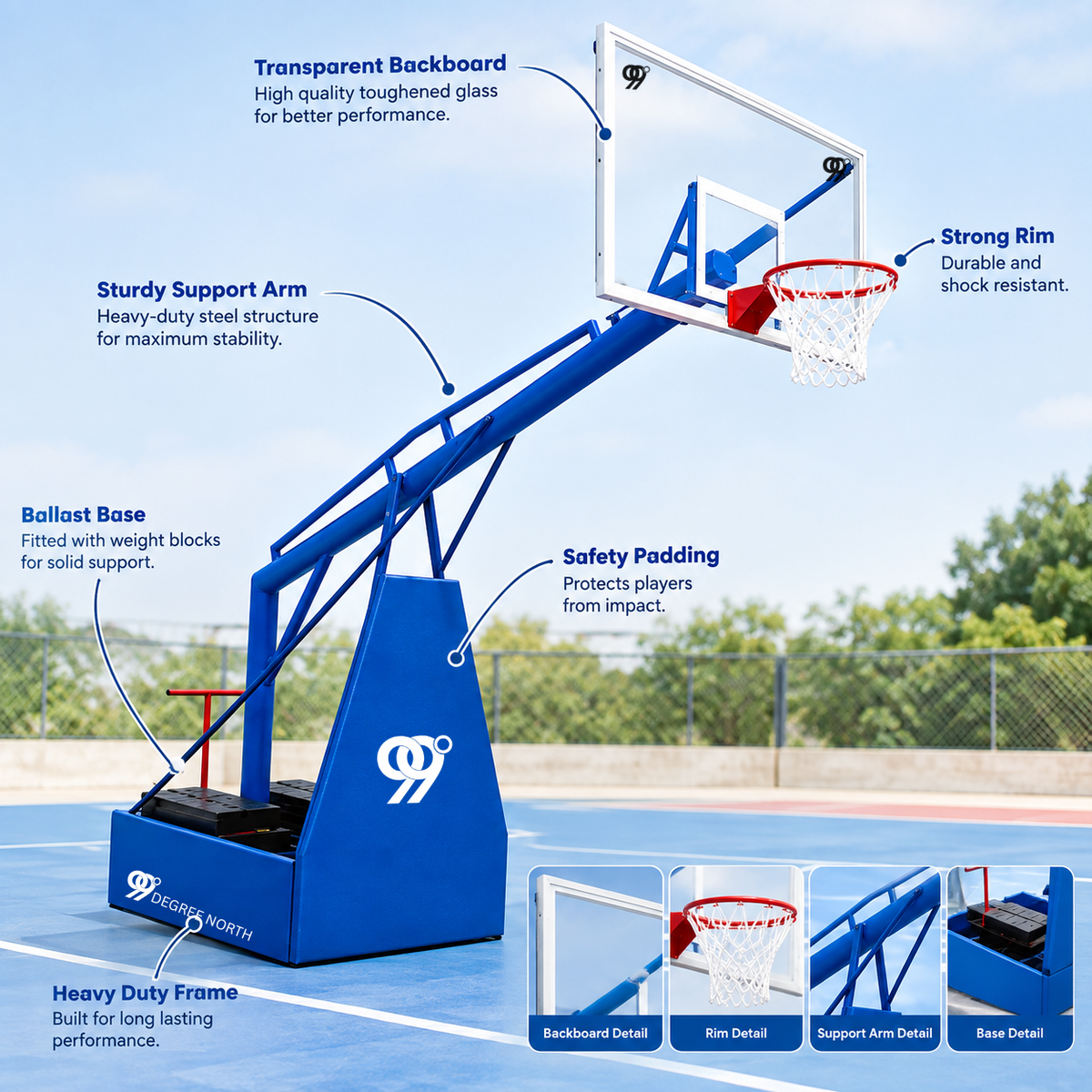 Basketball Pole