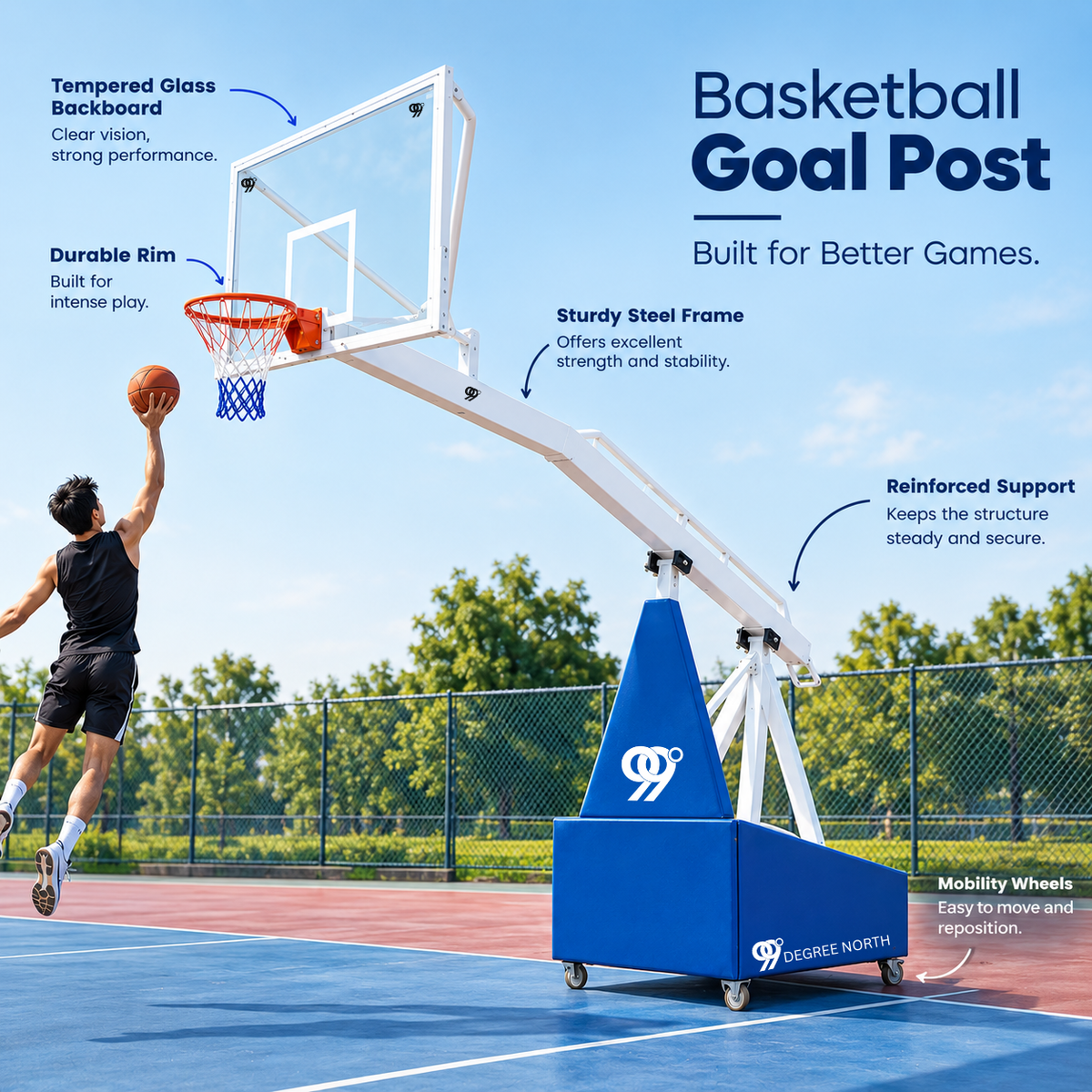 basketball poleS (MOVEABLE)