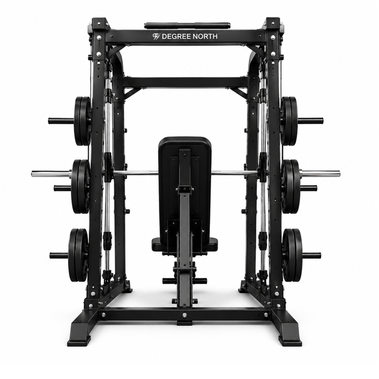 Smith Machine with Adjustable Bench