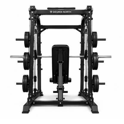 Smith Machine with Adjustable Bench