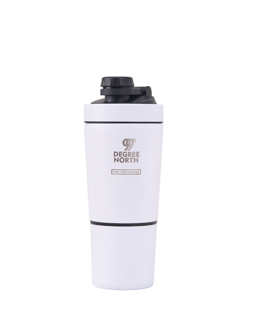 STAINLESS STEEL SHAKER PRO(WHITE)