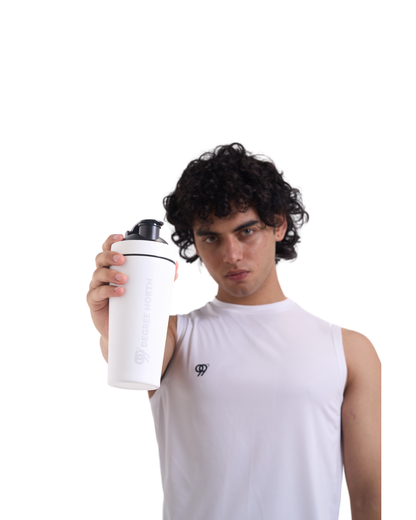 STAINLESS STEEL SHAKER (WHITE)