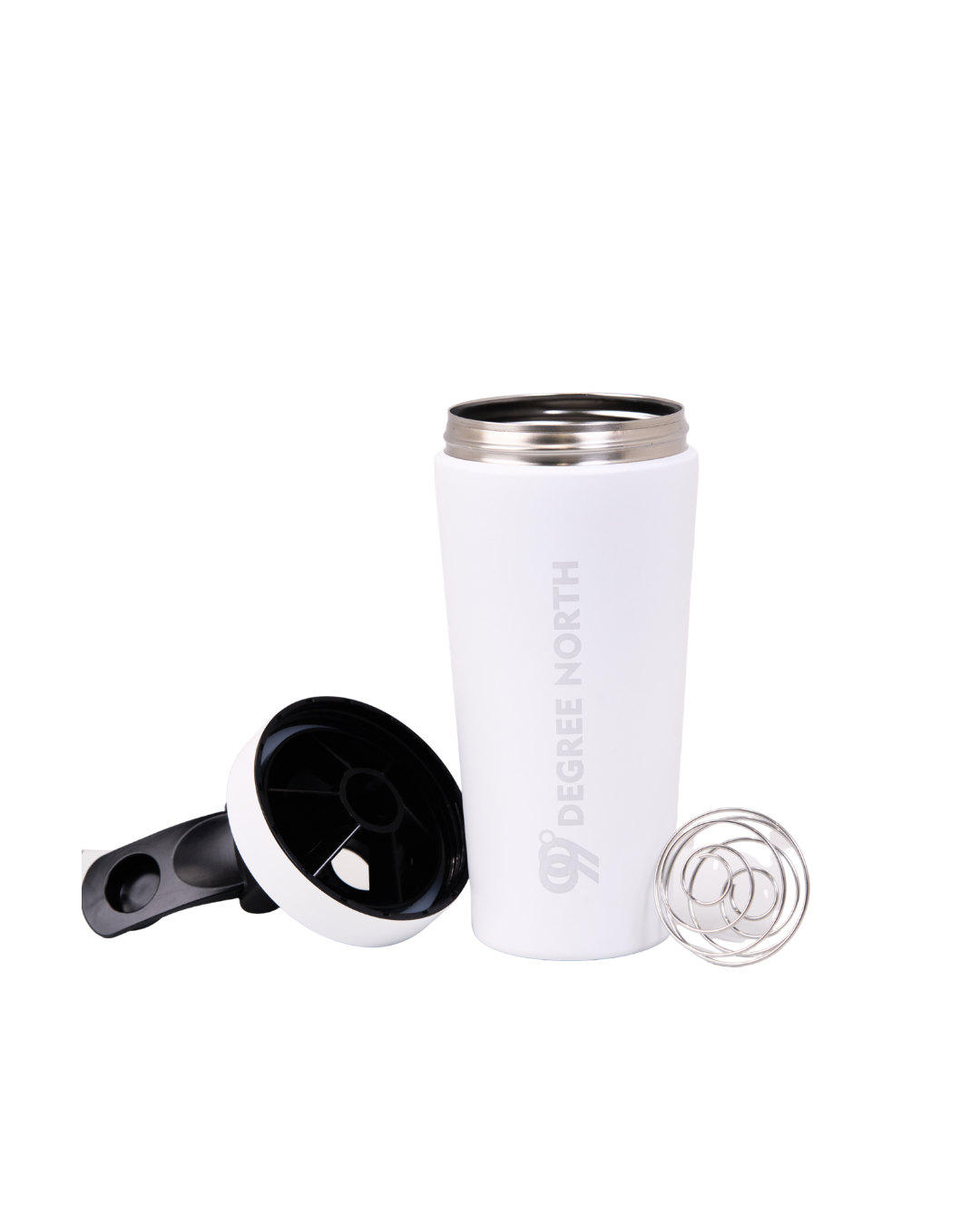 STAINLESS STEEL SHAKER (WHITE)