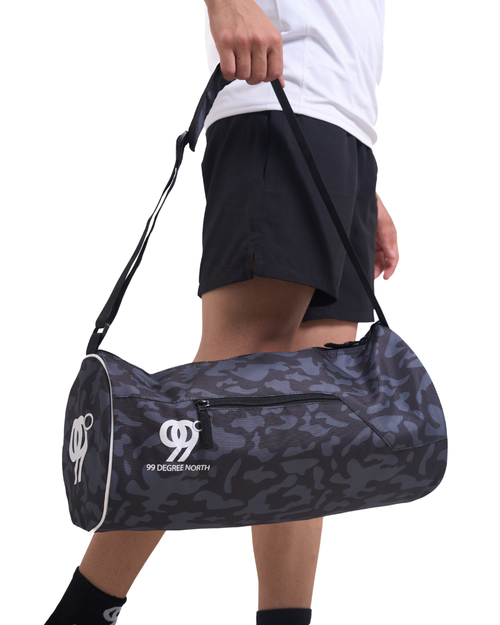CAMO GYM DUFFLE BAG (GREY)
