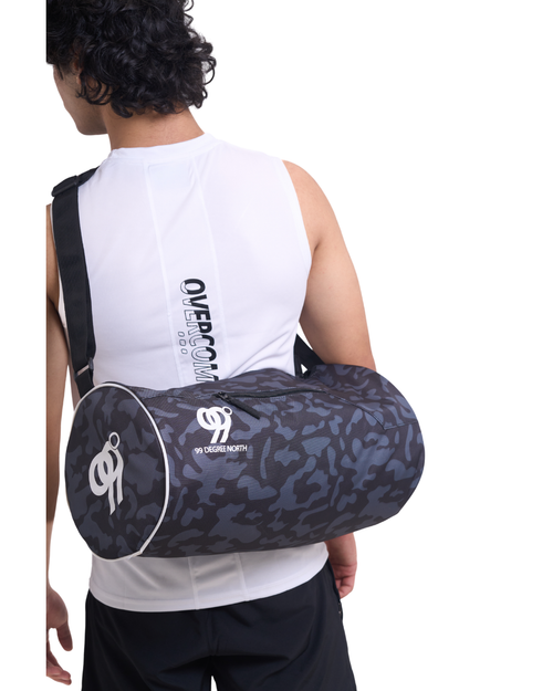 CAMO GYM DUFFLE BAG (GREY)