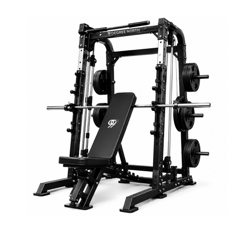 Smith Machine with Adjustable Bench