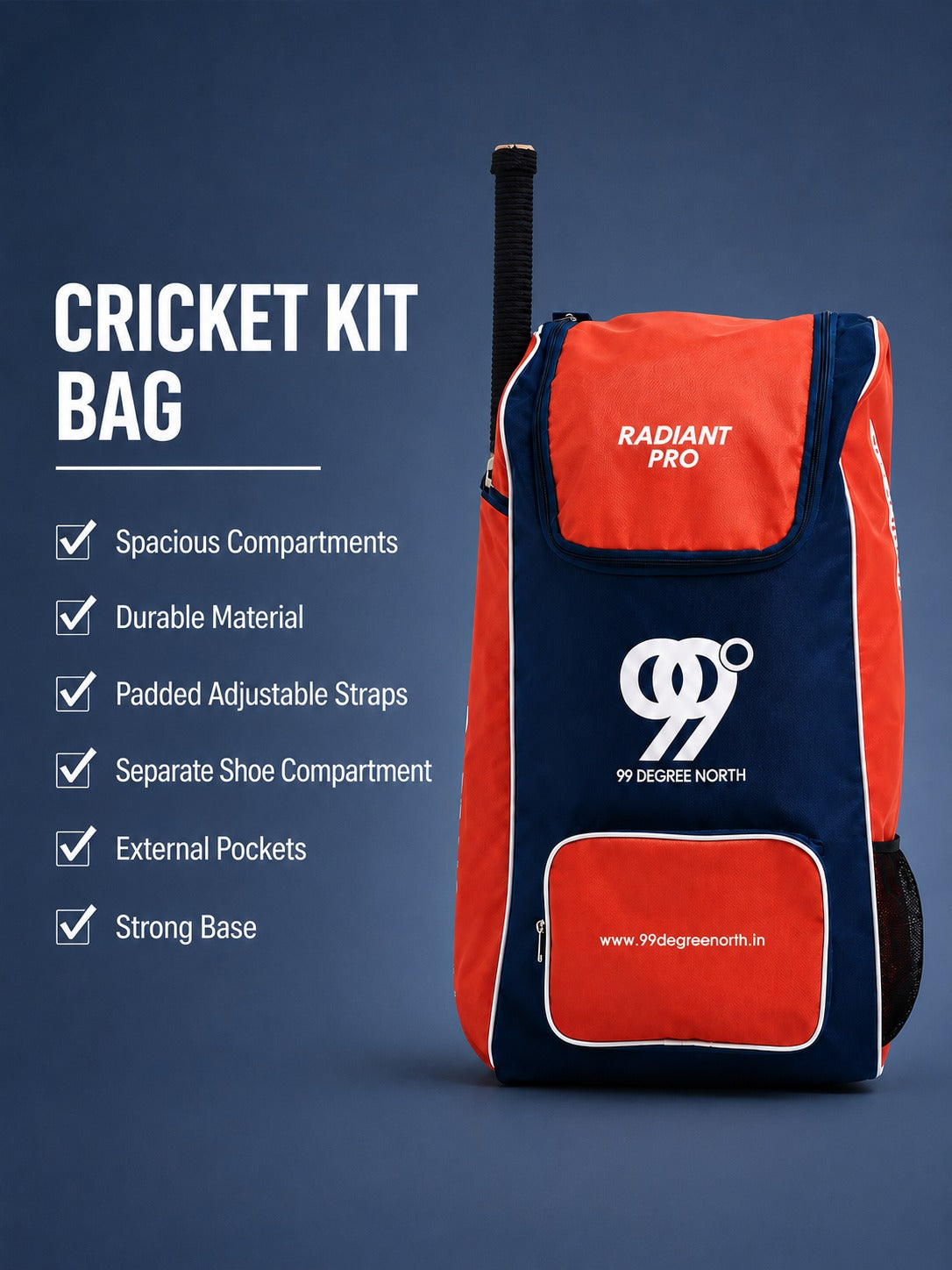 RADIANT PRO CRICKET KITBAG