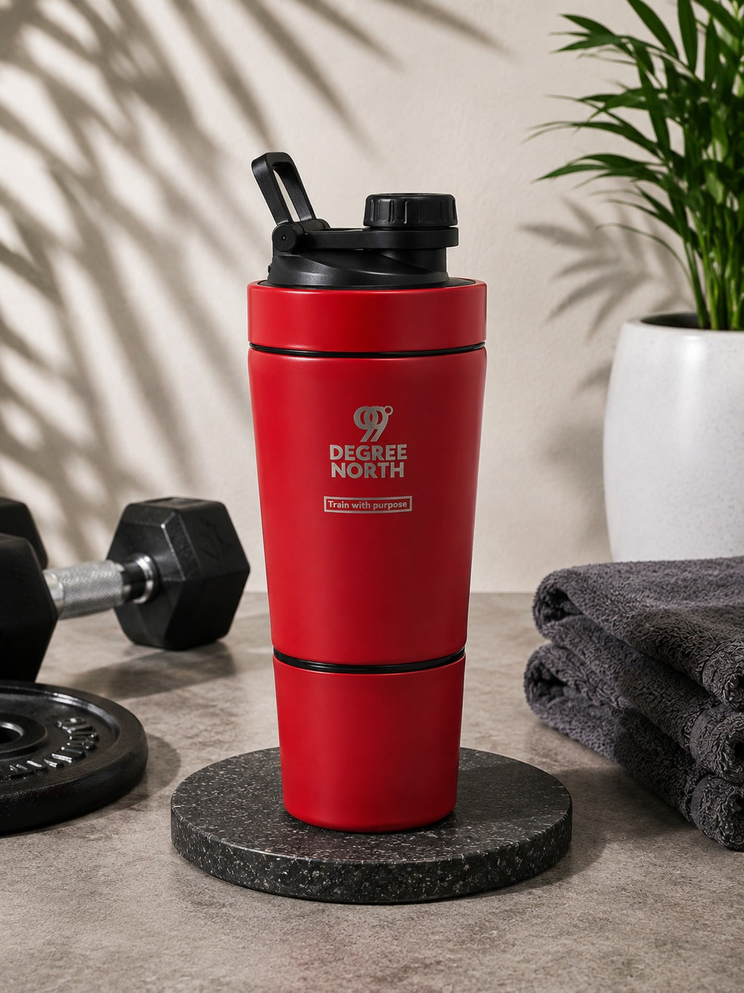 STAINLESS STEEL SHAKER PRO(RED)