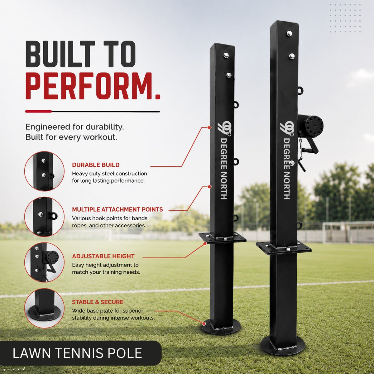 Lawn Tennis Pole