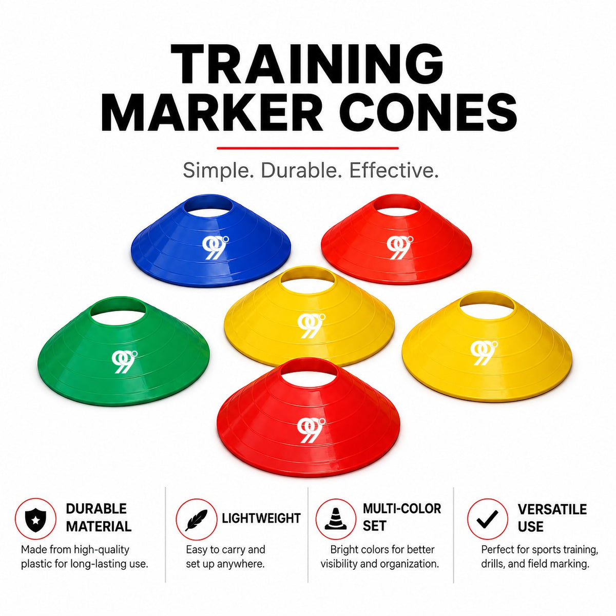 Saucer Cone pack of 10