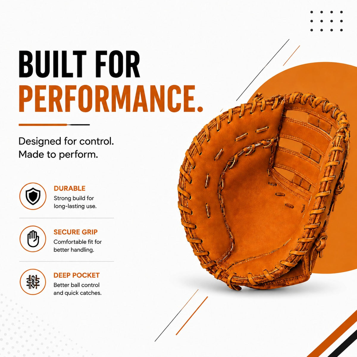 BASEBALL LEATHER GLOVE