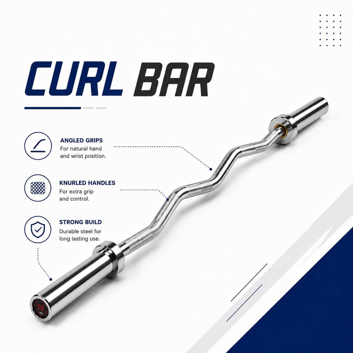 Curl Bar – 4 FT