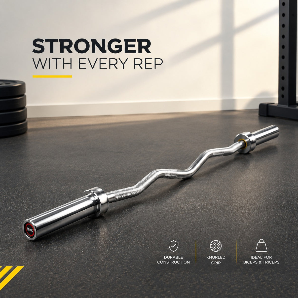 Curl Bar – 4 FT