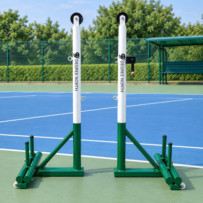 BADMINTON POLE DOUBLE CYLINDER