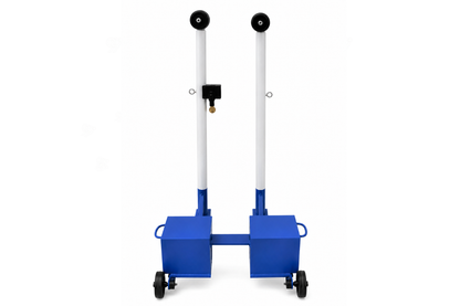 Portable Box Type Pole with Iron Pulley and Ratchet
